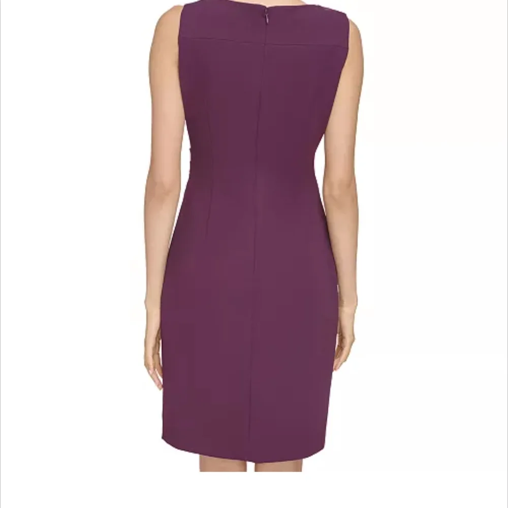 Calvin Klein Rich Purple Midi Dress - Picture 3 of 6